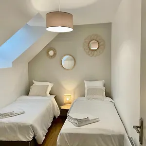Appartement émeraude Lumineux T3 Au Cœur Du Village, à 5 Min Des Plages, Saint-Méloir-des-Ondes